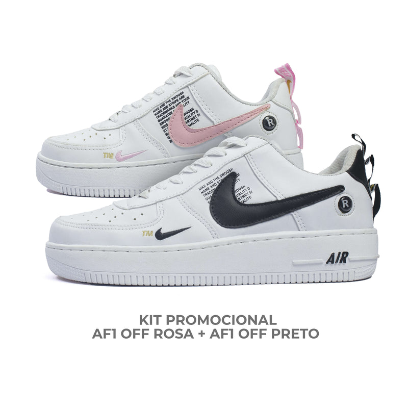 Kit Air Force Off Rosa + Air Force Off Preto²
