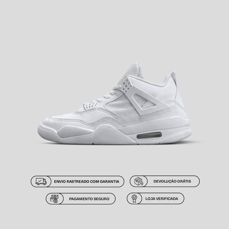 Air Jordan 4 Retro - Branco