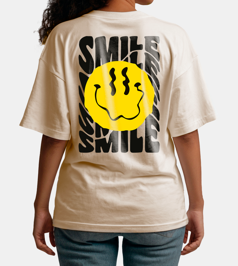 Camiseta Oversized Smile